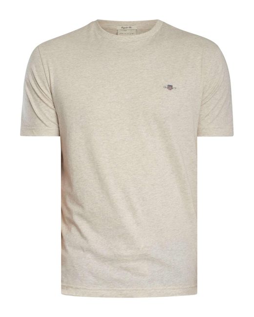 Gant White Regular Shield T-shirt for men