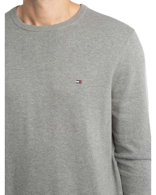 Tommy Hilfiger Gray Essential Crew Knit for men