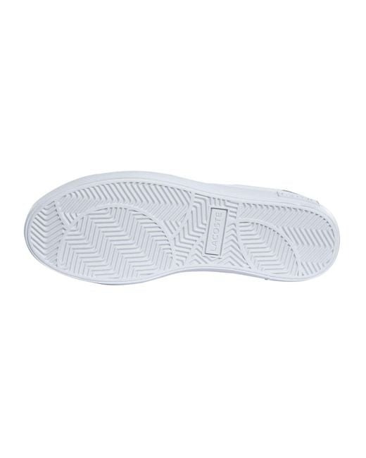 Lacoste White Powercourt 125 2 Sma Leather Trainers for men