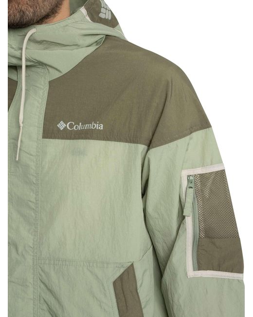 Columbia Green Challenger Ii Windbreaker Jacket for men