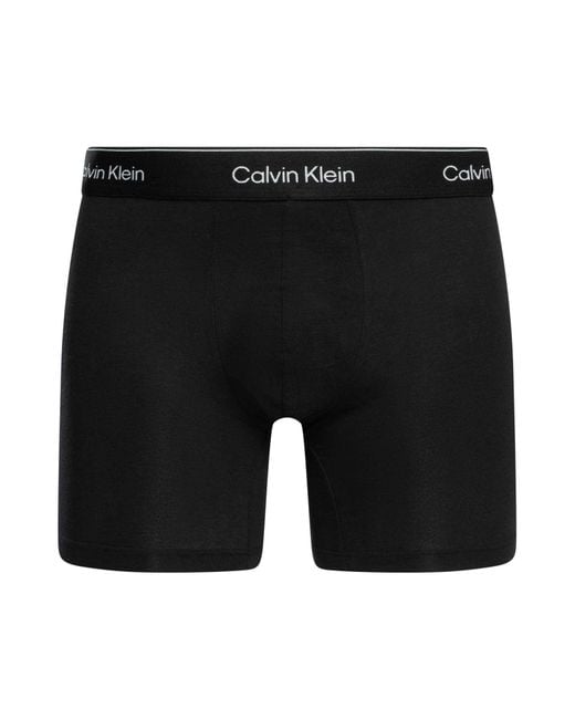 Calvin Klein Black 3 Pack Boxer Briefs for men