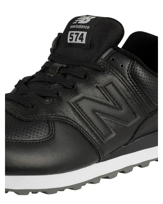 nb 574 black leather