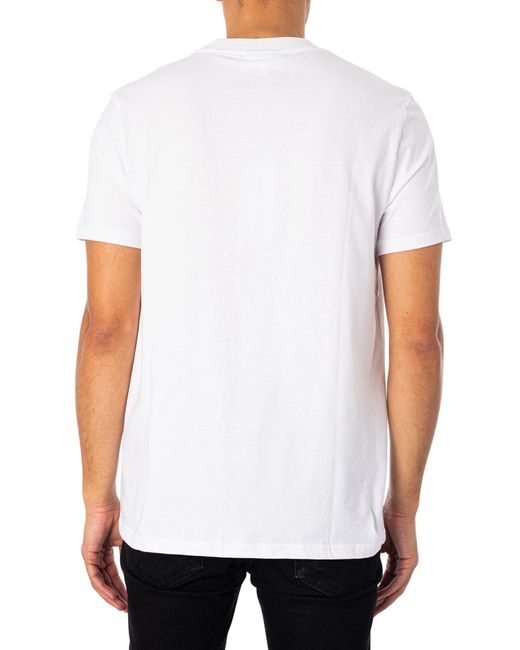 Sergio Tacchini White Felton T-shirt for men