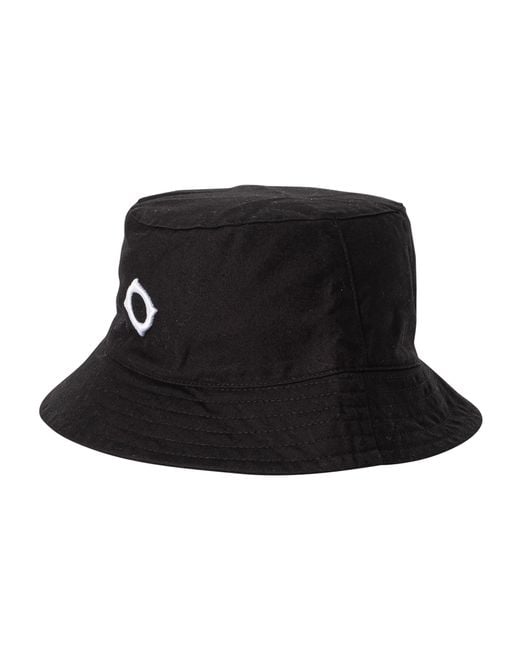 Ma Strum Black Logo Bucket Hat for men