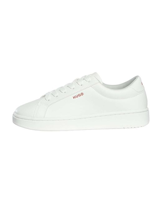HUGO White Neston Trainers for men