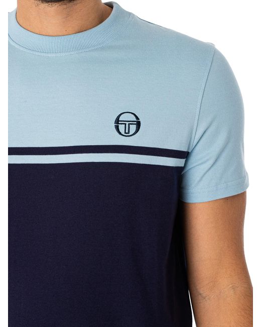 Sergio Tacchini Blue Silvio T-shirt for men