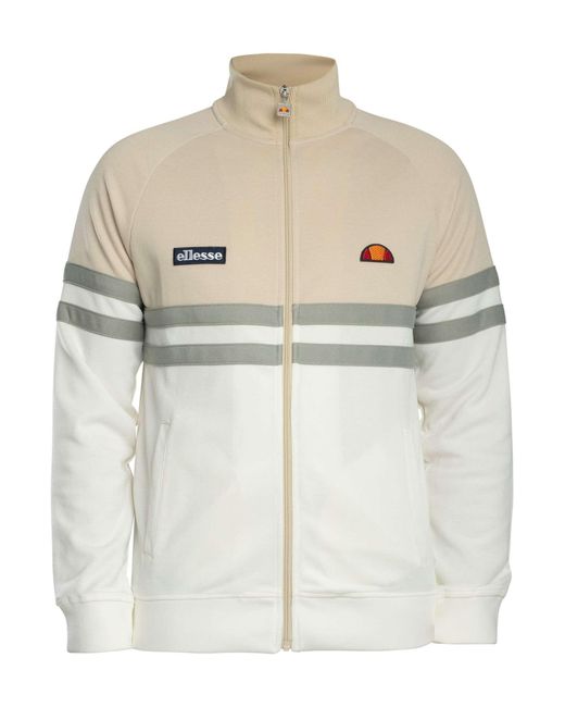 Ellesse White Rimini Track Jacket for men