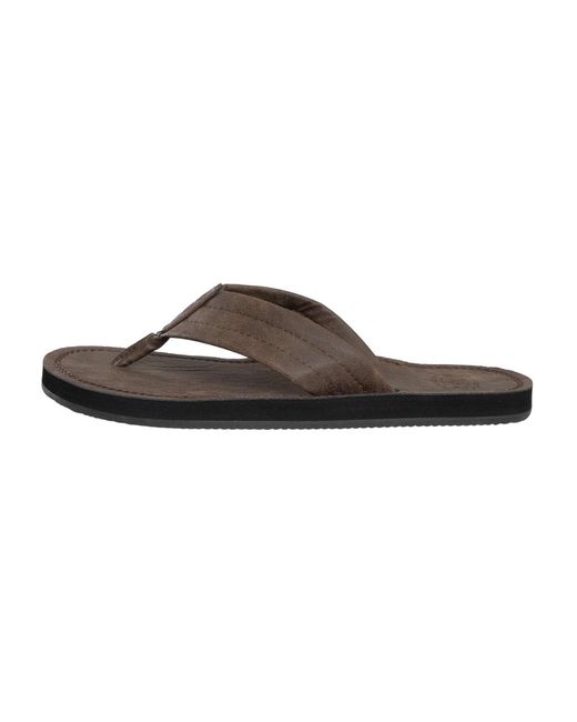 Superdry Brown Vintage Flip Flops for men