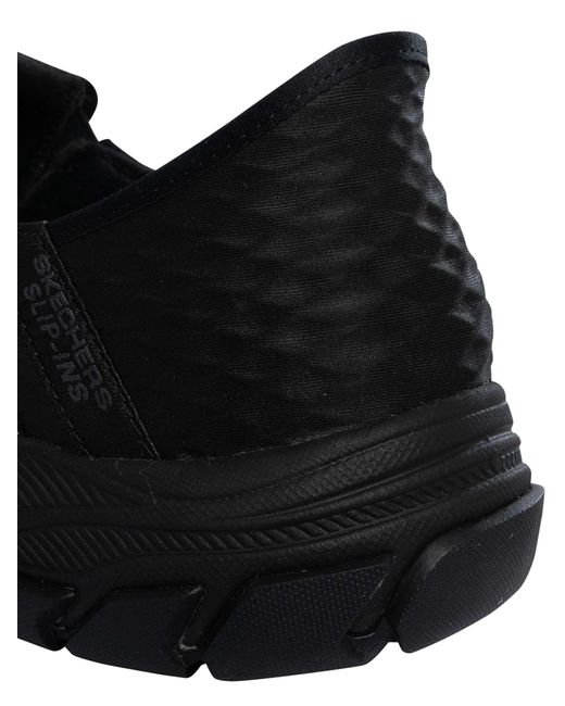 Skechers Black Slip-ins Elgin Respected Leather Trainers for men