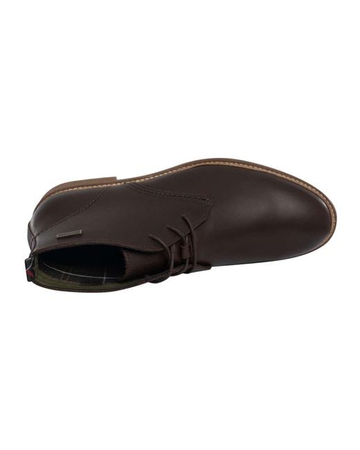 Barbour Brown Sonoran Cukka Leather Boots for men