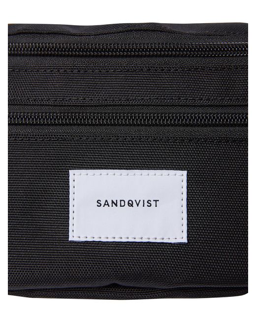 Sandqvist Black Aste Waist Bag for men