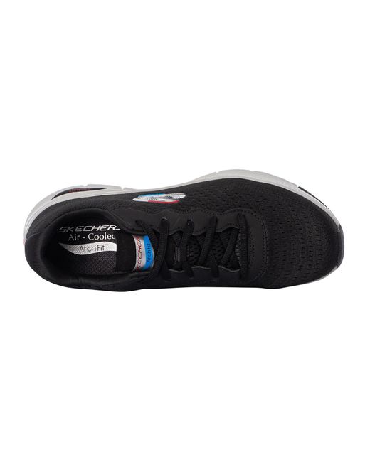 Skechers Black Arch Fit Trainers for men
