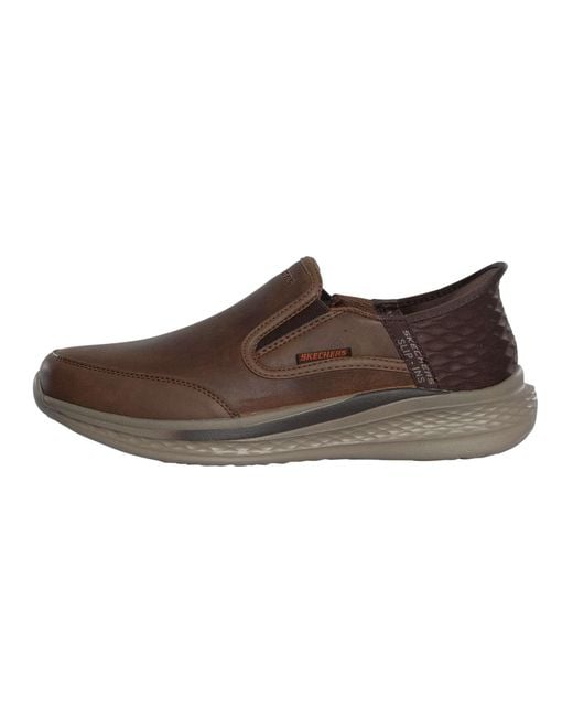 Skechers Brown Slip-ins Relaxed Fit Slade Cooper Trainers for men