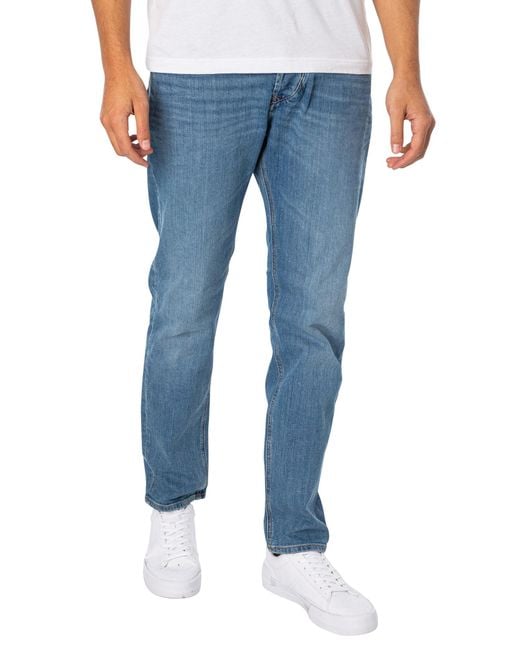 DIESEL Blue 1986 Larkee Regular Tapered Jeans for men