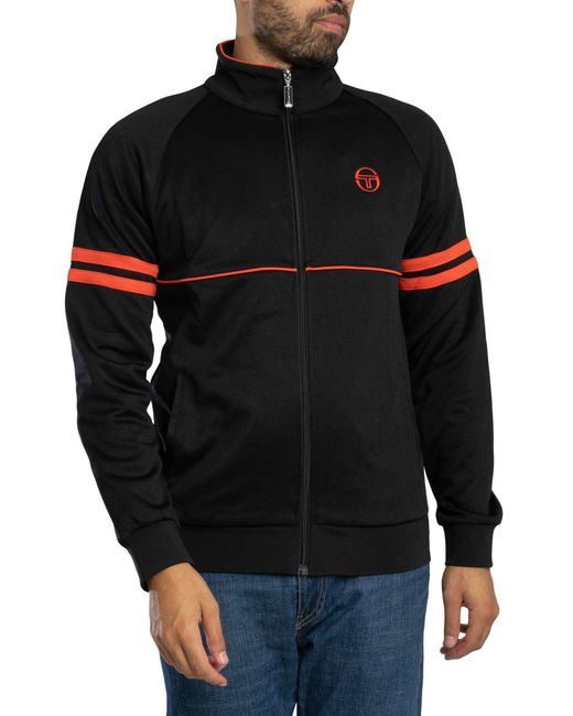 Sergio Tacchini Black Orion Track Jacket for men