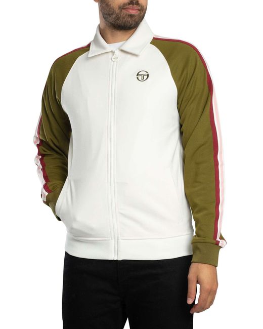 Sergio Tacchini White Renshaw Track Jacket for men