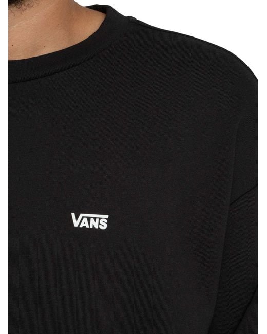 Vans Black Left Chest Sweatshirt for men