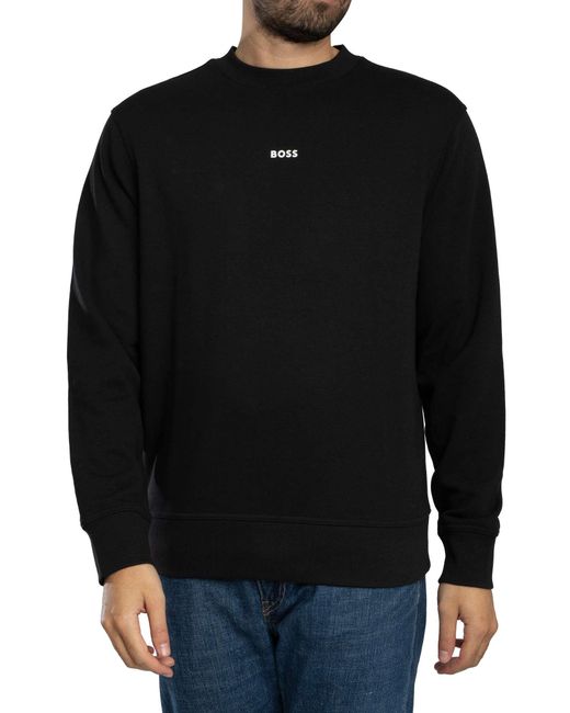 Boss Black Wesmallcrew Sweatshirt for men