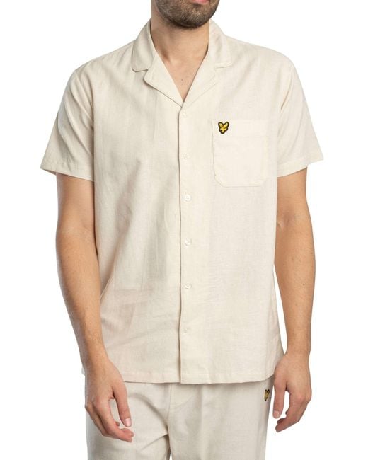 Lyle & Scott Natural Remmington Pyjama Set for men