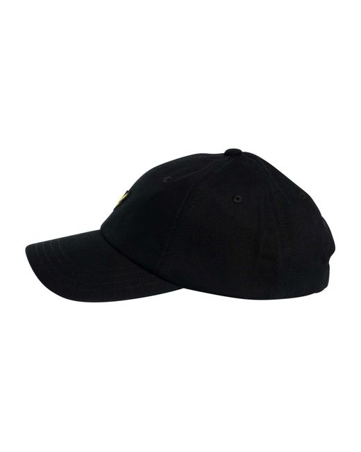 Lyle & Scott Black Logo Baseball Cap for men