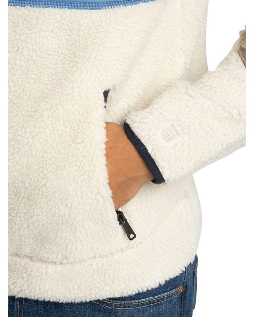 Napapijri Blue Yupik Fleece Jacket for men