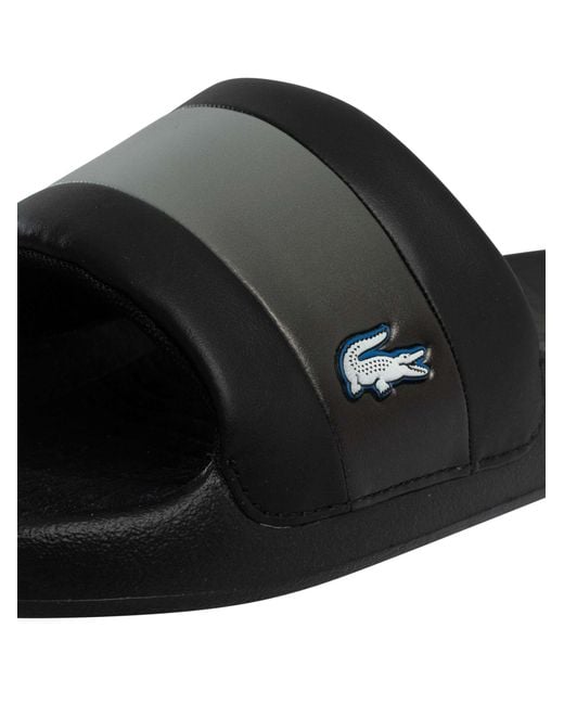 Lacoste Black 126 3 Cma Serve Sliders for men
