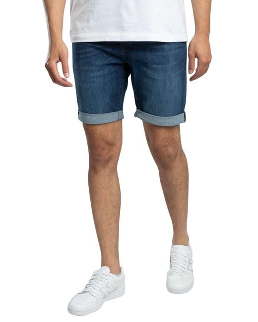 Replay Blue Rbj.981 Tapered Shorts for men