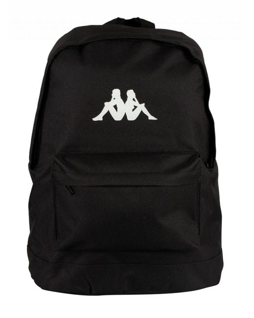 Kappa Black/white Banda Backpack for men