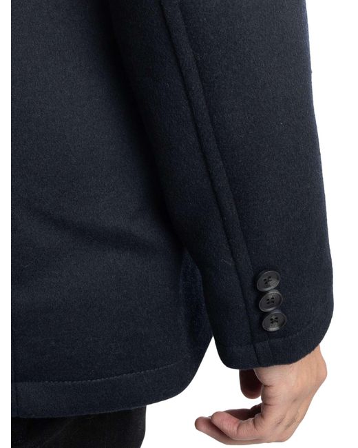 Ted Baker Blue Aldovie Peacoat Jacket for men