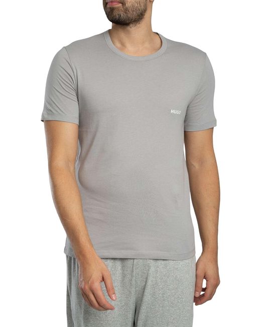 HUGO Blue 3 Pack Crew Lounge T-shirt for men