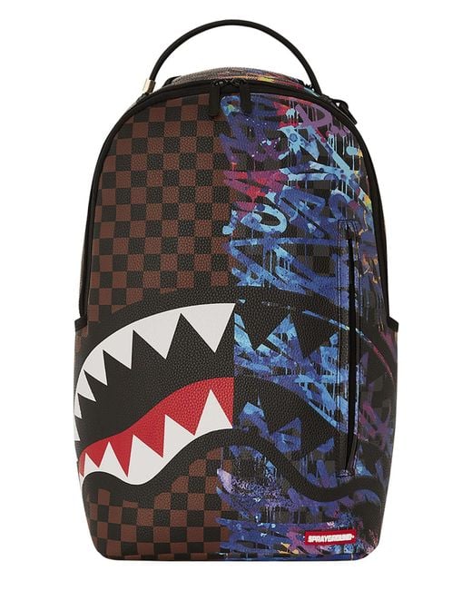Sprayground Blue Glow In The Dark City Backpack for men