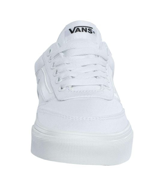 Vans White Brooklyn Canvas Trainers for men
