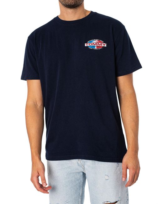 Tommy Hilfiger Blue Regular Boardsports Palm T-shirt for men