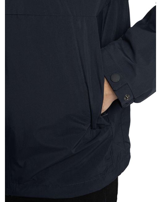 Tommy Hilfiger Blue Branded Blouson Jacket for men
