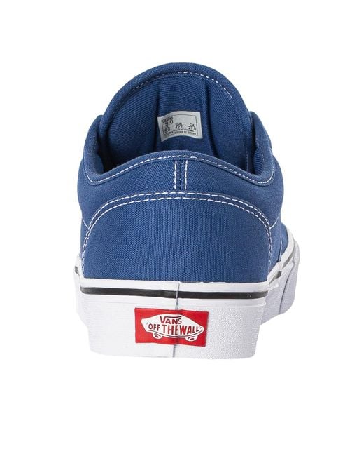 Vans Blue Atwood Canvas Trainers for men