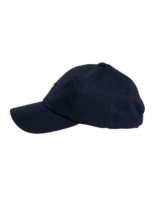 Lyle & Scott Blue Logo Baseball Cap for men