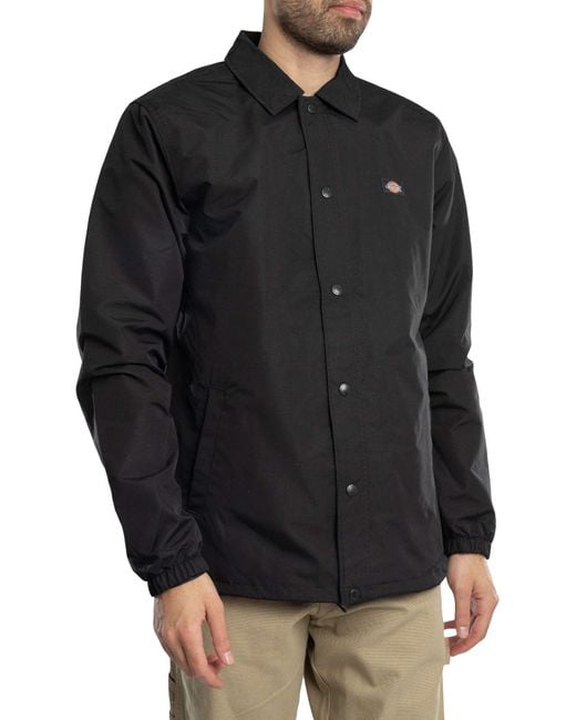 Dickies Black Oakport Coach Jacket for men