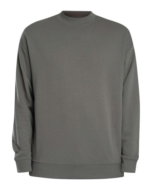 HUGO Gray Dapocrew Sweatshirt for men
