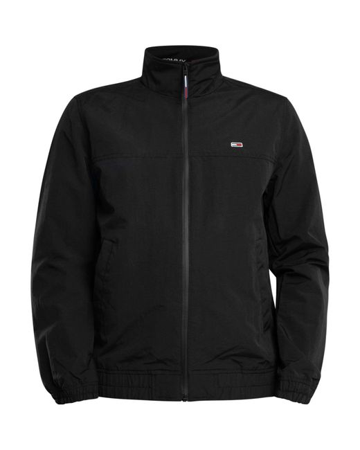 Tommy Hilfiger Black Essential Casual Bomber Jacket for men