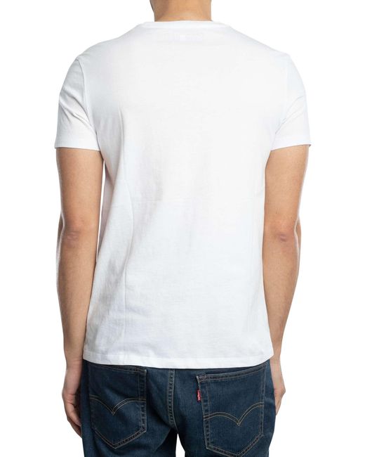 Timberland White 3 Pack Dunstan River Slim T-shirts for men