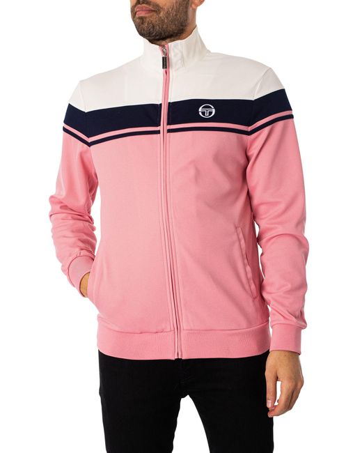 Sergio Tacchini Pink Damarindo Track Jacket for men