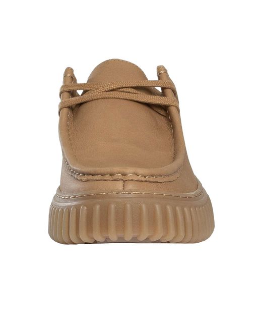 Clarks Brown Torhill Lo Leather for men