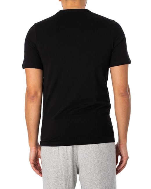 HUGO Black 3 Pack Lounge Crew T-shirts for men