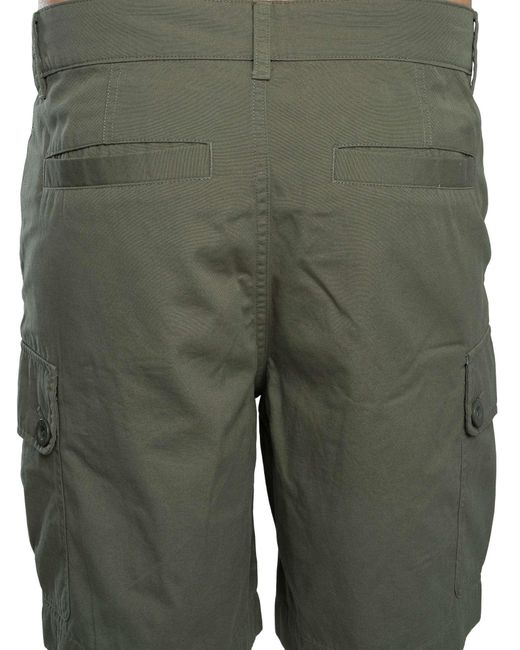 Pretty Green Green Bostall Cargo Shorts for men