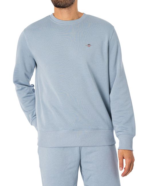 Gant Blue Regular Sweatshirt for men