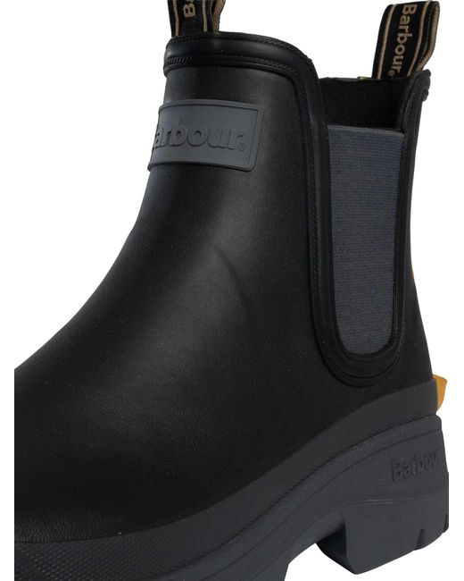 Barbour Black Nimbus Wellington Boots for men