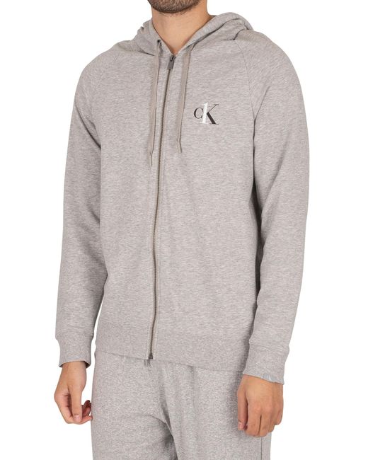 light grey marl hoodie