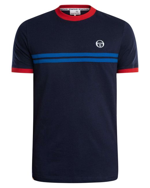Sergio Tacchini Blue Supermac T-shirt for men
