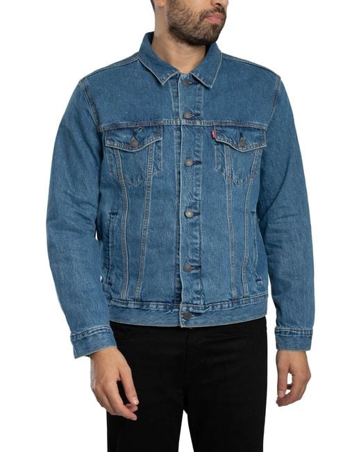 Levi's Blue The Trucker Jacket for men
