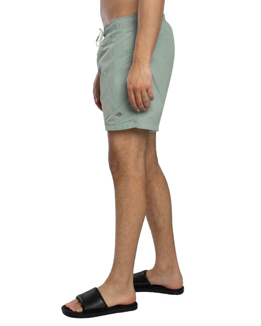 Gant Green Logo Swim Shorts for men